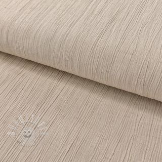 Viskosestoff leinen CRINCLE beige