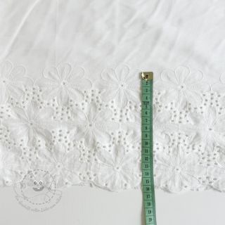 Madeira embroidery Meike 1-side border white