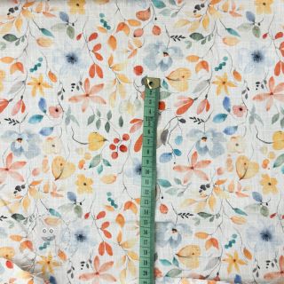 Leinen mit Baumwolle Pretty florals deisgn D digital print