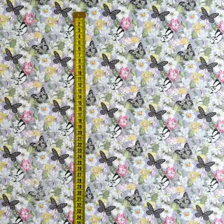 Dekostoff Genoveva butterfly lila digital print