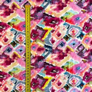 Viskosestoff RAYON POPLIN Colorful Patterns design D digital print