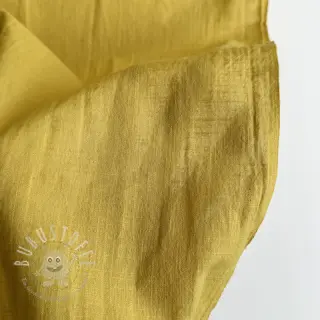 Baumwollstoff mit Leinen ochre