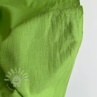 Baumwollstoff mit Leinen lime