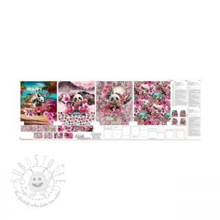 Dekostoff KIDS BACKPACK Sakura Panda PANEL