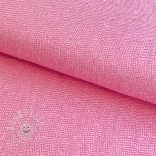 Leinen mit Baumwolle Fishbone fuchsia