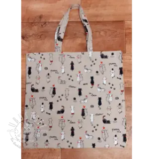 Dekostoff Linenlook Cats life