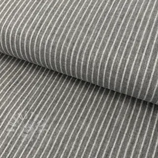 Double gauze/musselin YARN DYED Stripes grey