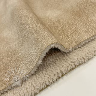 Bekleidungskunstleder Bounded Cantara light brown