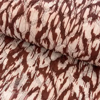Steppstoffe Blurry Ikat brown