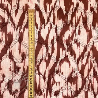 Steppstoffe Blurry Ikat brown