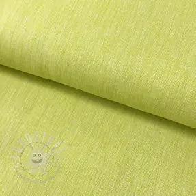 Leinen mit Baumwolle Fishbone bright green
