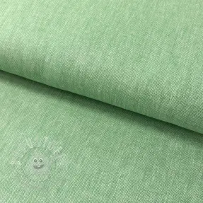 Leinen mit Baumwolle Fishbone green