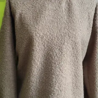 Strickstoff Paris bouclé beige