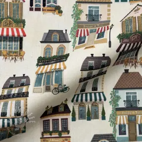 Dekostoff premium Shop Boutique City digital print