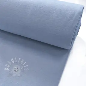 Baumwoll Bündchenstoff glatt PREMIUM light jeans