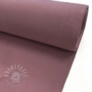 Baumwoll Bündchenstoff glatt PREMIUM wistful mauve