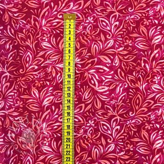 Viskosestoff RADIANCE Moana dark red digital print