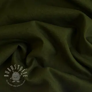Leinenstoff gewaschen 170 g army green