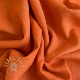Leinenstoff gewaschen 170 g pumpkin orange