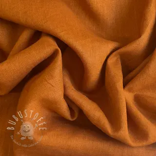 Leinenstoff gewaschen 170 g caramel