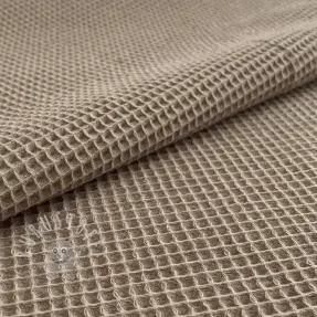 Waffelstoff khaki
