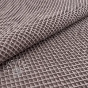 Waffelstoff taupe