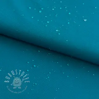 Wasserabweisende Stoffe cyan