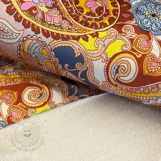Kunstfell Paisley digital print
