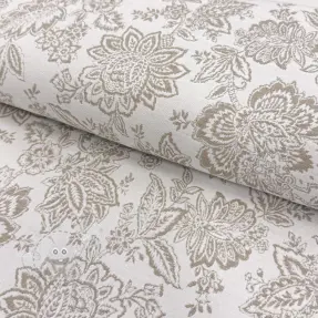 Dekostoff jacquard Jacobean lin