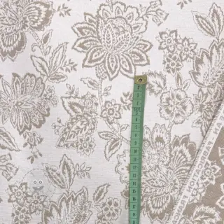 Dekostoff jacquard Jacobean lin