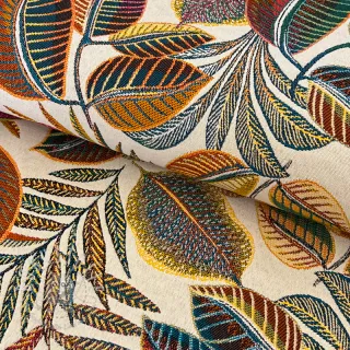 Dekostoff jacquard Cacao allover multico