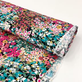 Viskosestoff Camomille fuchsia