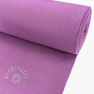 Baumwoll Bündchenstoff glatt PREMIUM crocus