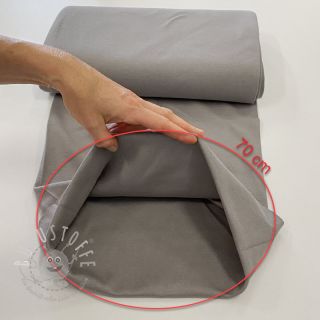 Baumwoll Bündchenstoff glatt PREMIUM lime cream