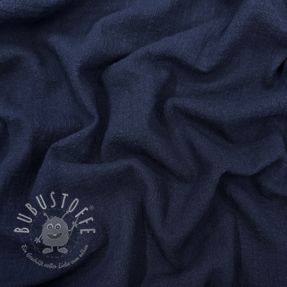 Baumwollstoff SLUB WASHED navy