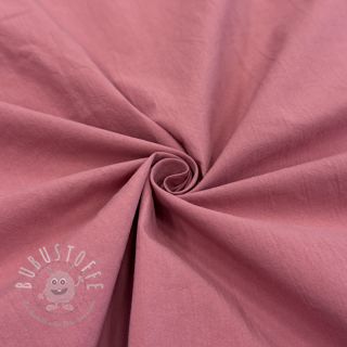 Baumwollstoff WASHED dark blush