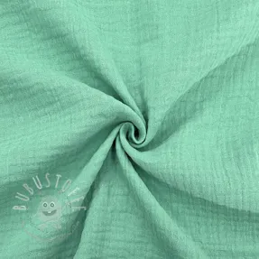 Double gauze/musselin peppermint ORGANIC