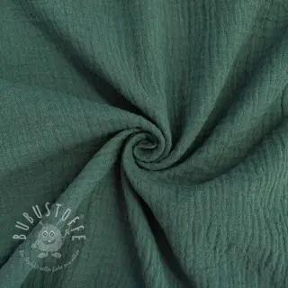 Double gauze/musselin old green ORGANIC