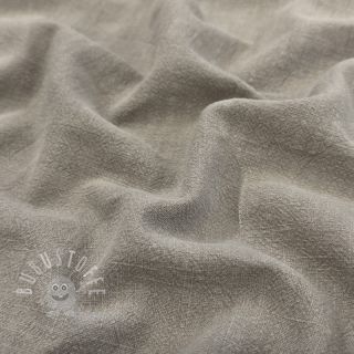 Leinenstoff gewaschen STONEWASHED PREMIUM pebble
