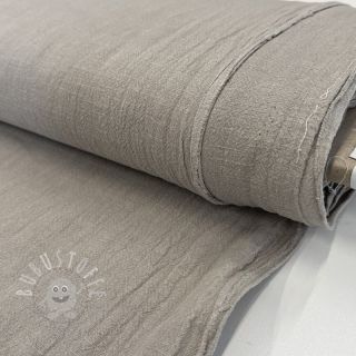 Leinenstoff gewaschen STONEWASHED PREMIUM pebble