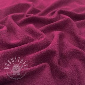 Leinenstoff gewaschen STONEWASHED PREMIUM bordeaux