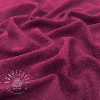 Leinenstoff gewaschen STONEWASHED PREMIUM bordeaux