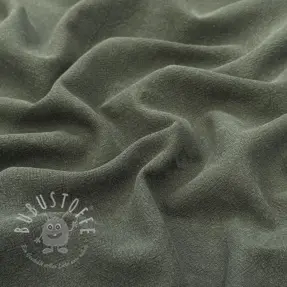 Leinenstoff gewaschen STONEWASHED PREMIUM camo green