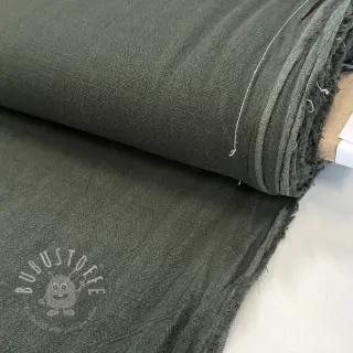 Leinenstoff gewaschen STONEWASHED PREMIUM camo green
