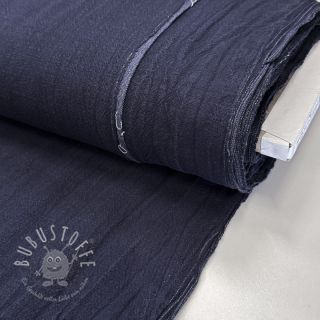 Leinenstoff gewaschen STONEWASHED PREMIUM marine