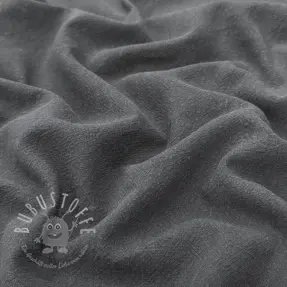 Leinenstoff gewaschen STONEWASHED PREMIUM dark grey