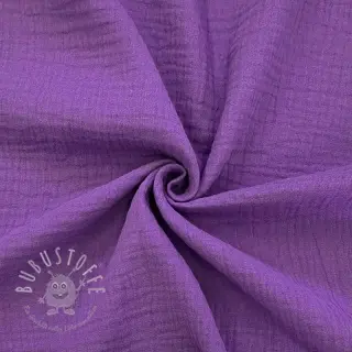 Double gauze/musselin violet