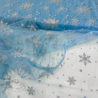 Feintüll Crystal light aqua