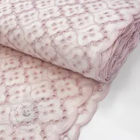 Baumwollstoff EMBROIDERY Lilian rose
