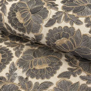 Viskosestoff leinen Lizzy flowy grey
